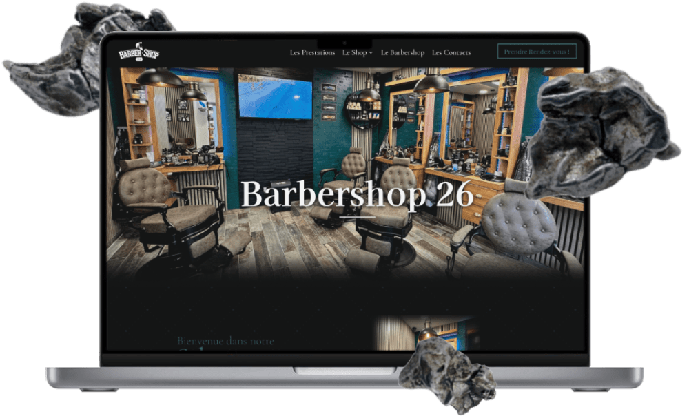 Barbershop 26 38°Tea refonte site internet